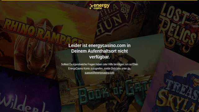 EnergyCasino casino screenshot